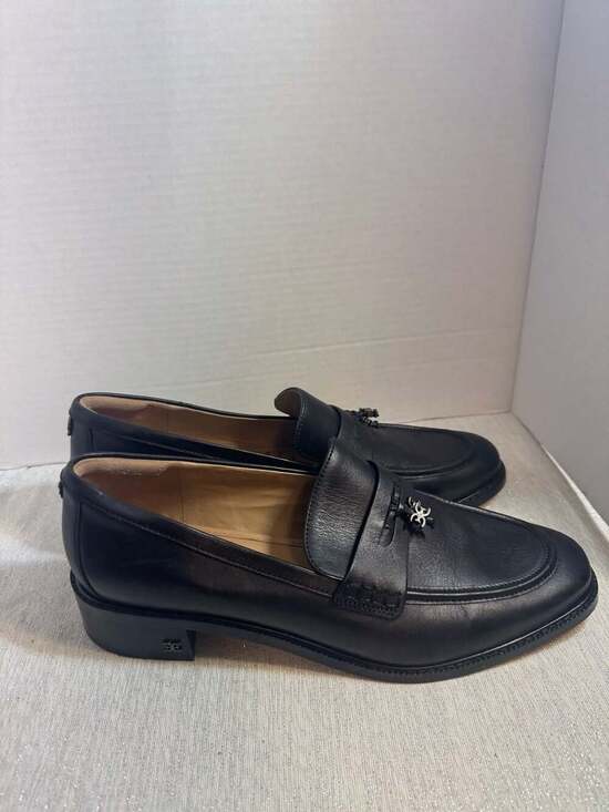 Wholesale Natural Leather Loafers Men Metal Chain Slip On Flats Casual Round Toe main image 11